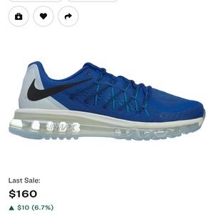 Men’s Nike Air Max 2015 game Royal and white 12